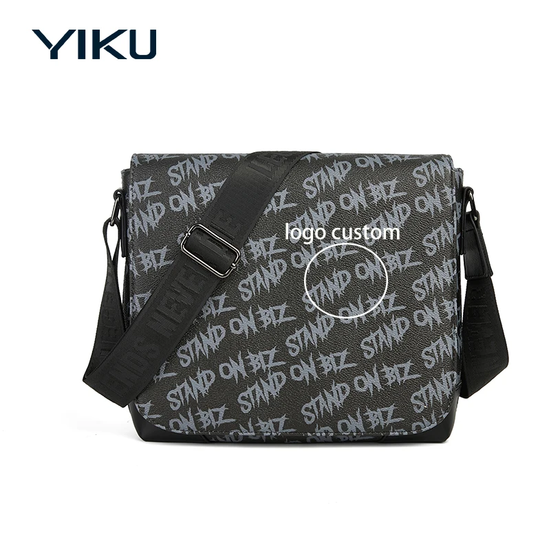 Manufacturer custom Shoulder genuine leather or PU bag custom crossbody bag fashion custom messenger bag for men