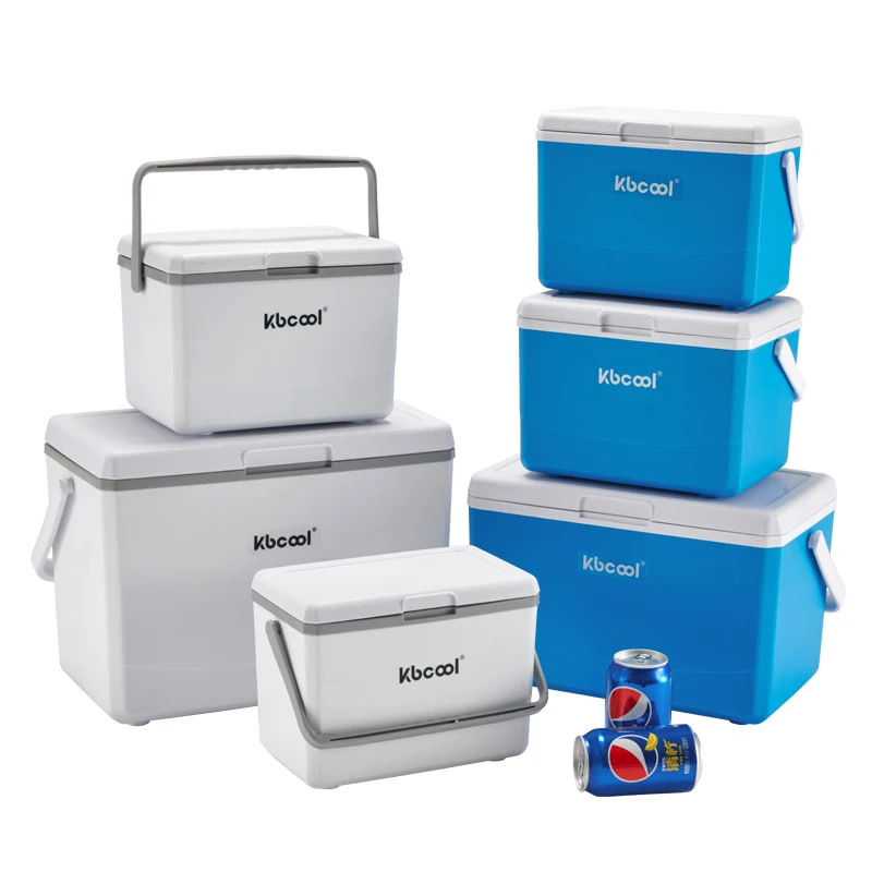Camp Cooler Box BBQ Drinks Food Keep Fresh and Cool Box Plastic Can Cooler 3L 5L 9L 16L