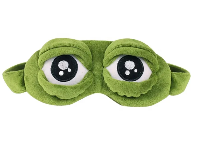OutTop 1 Pcs Cute Cartoon Eyes Cover The Sad 3D Eye Mask Cover Sleeping Rest Sleep Anime Funny Gift Blinder Tools 2019