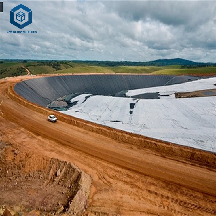 Double Tough Waterproofing Pond Geomembrane Sheet Price for Mining Project in Kenya