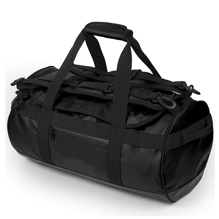 30L 60L 90L PVC Tarpaulin Sports Gym Bag Backpack Travel Hiking Duffel Bag with Backpack Straps Duffel Bag