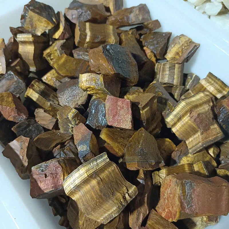 Mookaite Jasper  Yellow Tiger Eye Rough Stones Natural Healing Mineral  Crystal Raw Stones for Collection