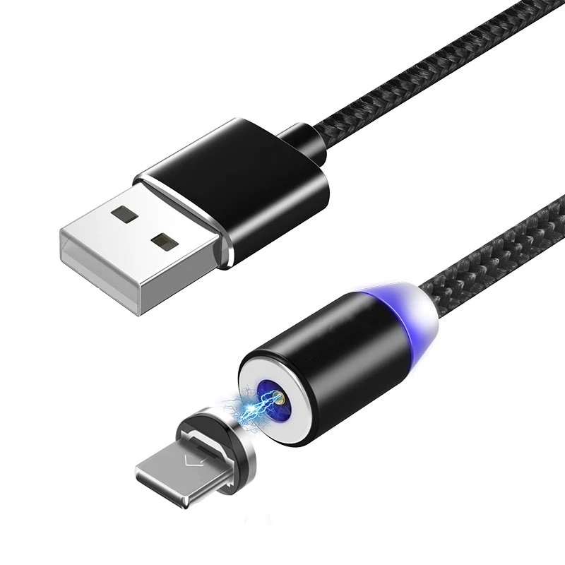 Raw Meterrial Wair медный Android Магнитный Usb кабель для передачи данных для Iphone