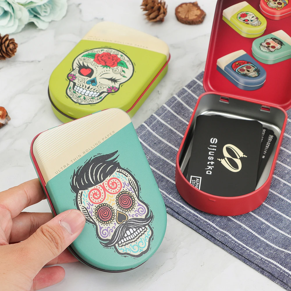 Customized playing cards metal tin box for present