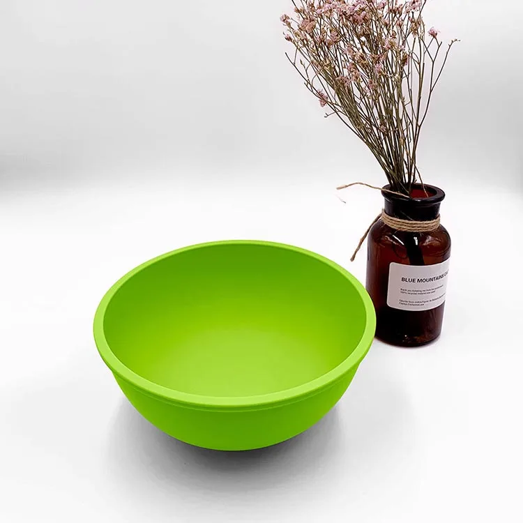 OEM ODM  Bowl Set Salad Fruit Dough Bowls And Plates Collapsible Dog Noodle Mixing Bubble Milk silicone Bowl