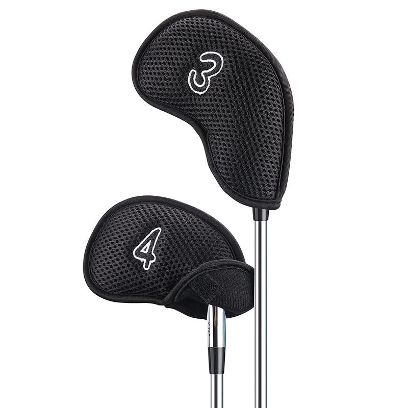 Meshy Golf Iron Covers Set Golf Club Head Cover Fit Most Irons