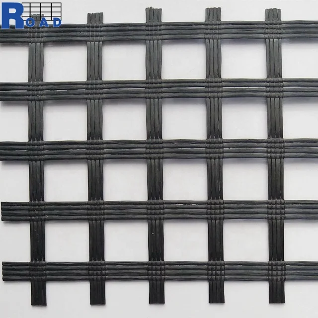 ROAD engineering geogrids low factory price fiberglass geogrid for pavement manufacturer price