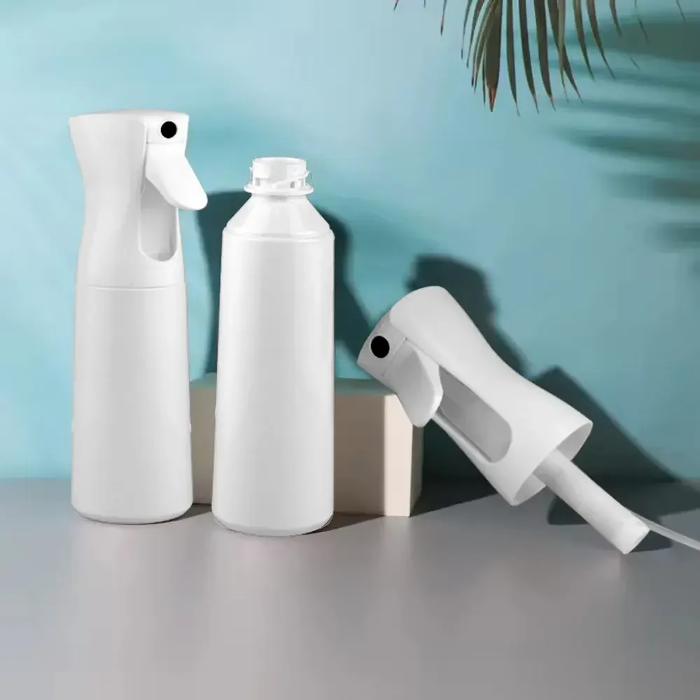 Cosmetic Hair Salon Fine Mist Sprayer 200ml 300ml Plastic Continuous Spray Bottle