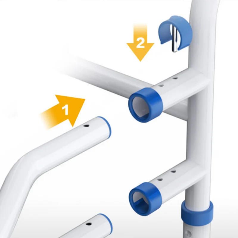 Adjustable Toilet Frame Rack Safety Rails For Elders Pregnant Disabled Bathroom Anti-slip Grab Bar