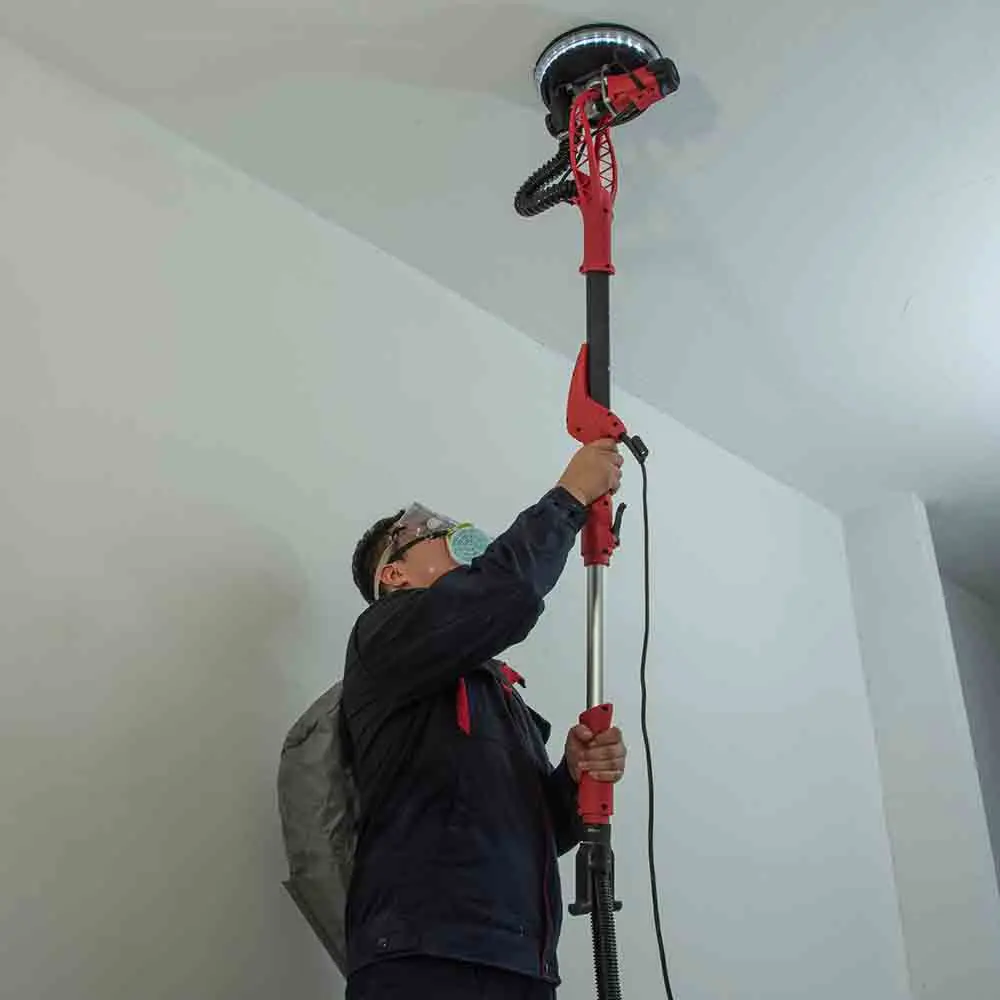 Burley Wholesale Electric Drywall Sander With LED Light Self Suction Drywall Tools Sanding Machine Sanders With Vacuum