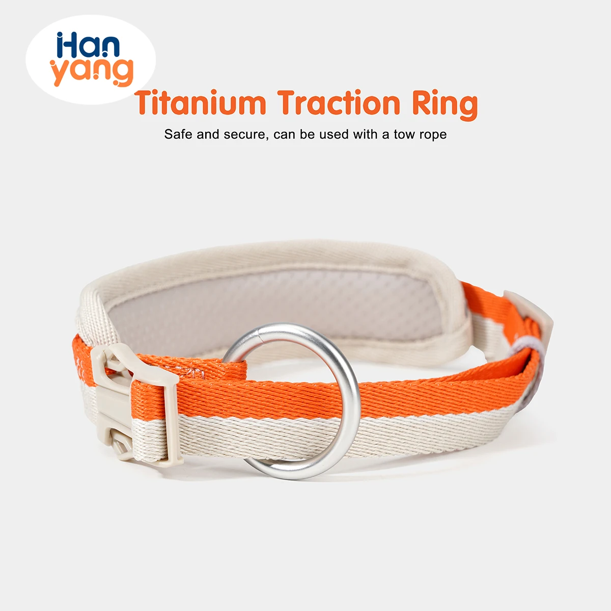 Неопреновый нейлоновый непромокаемый ошейник для дрессировки собак Hanyang OEM с металлической пряжкой большого и среднего размера
