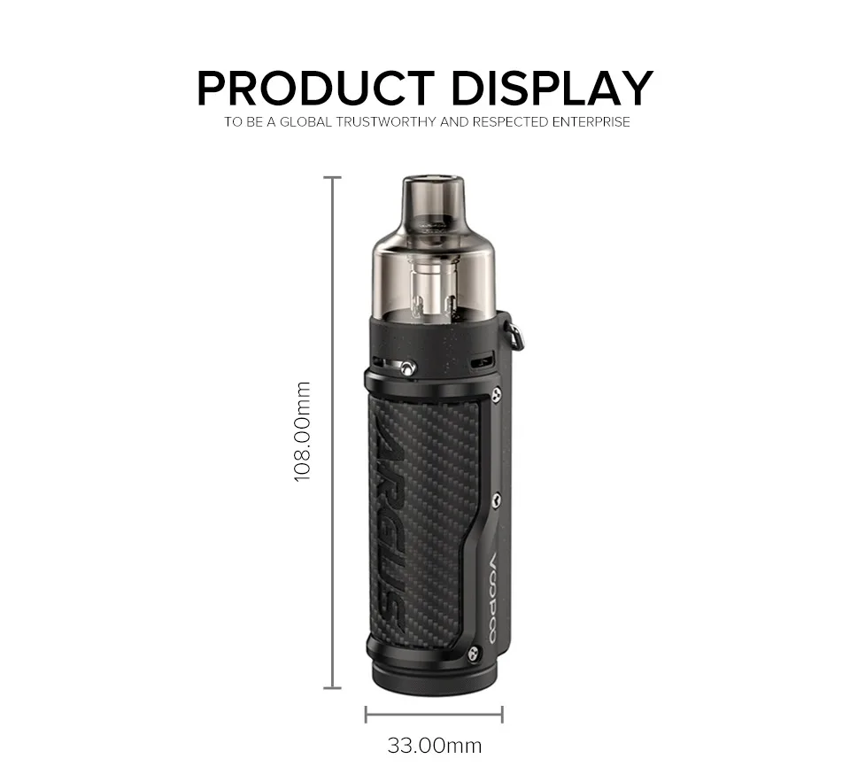 Argus X Pod Mod Kit 80W 4.5ml Magnetic PnP Pod Tank 3000mAh  No 18650 Battery