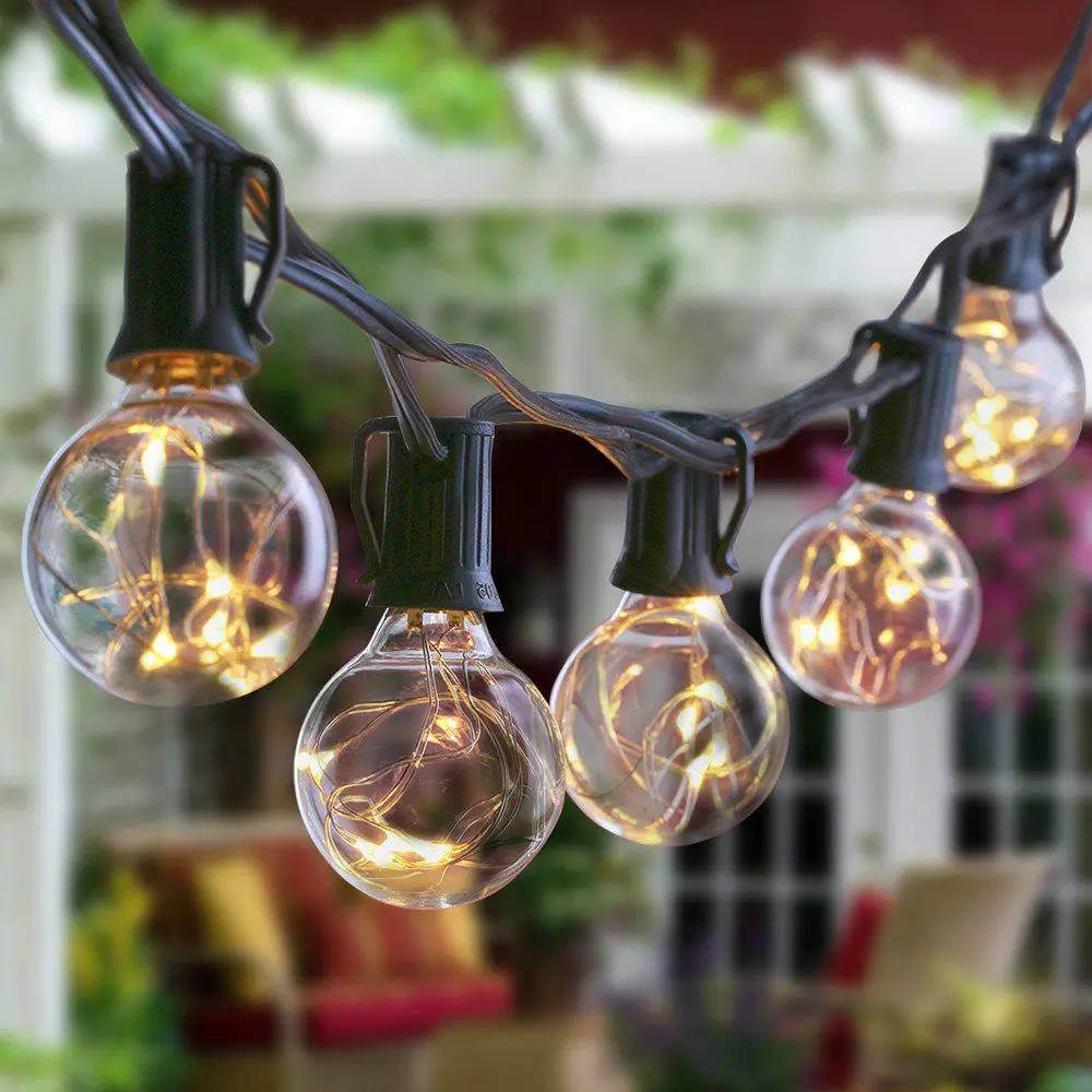 Merry christmas string light led mini copper wire G40  Bulb led christmas decoration light firefly light