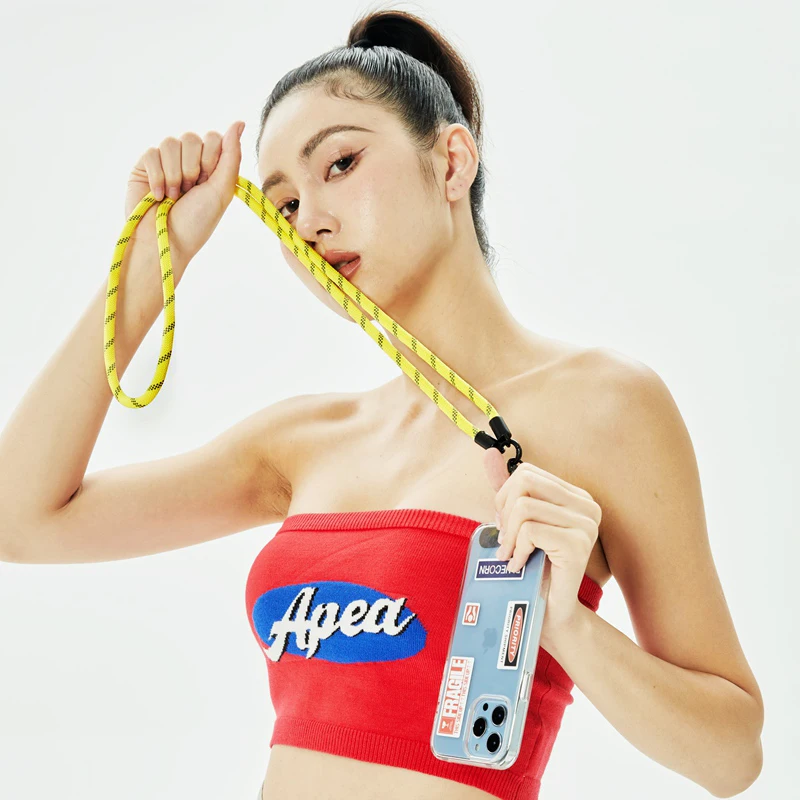 Universal Crossbody Cell Phone Lanyards Nylon Patch Phone Lanyards Shoulder Neck Mobile Phone Strap Hanging Cord Lanyard