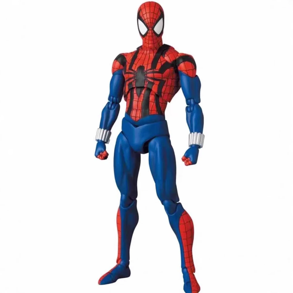 MAF 143 Spiderman Action Figure Ben Reily Scarlet Spider Model Toy