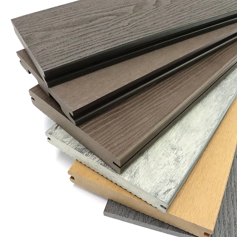 Outdoor Anti-corrosion Engineered Floor composite decking waterproof 100% recycled wood plastic composite decking wood flooring