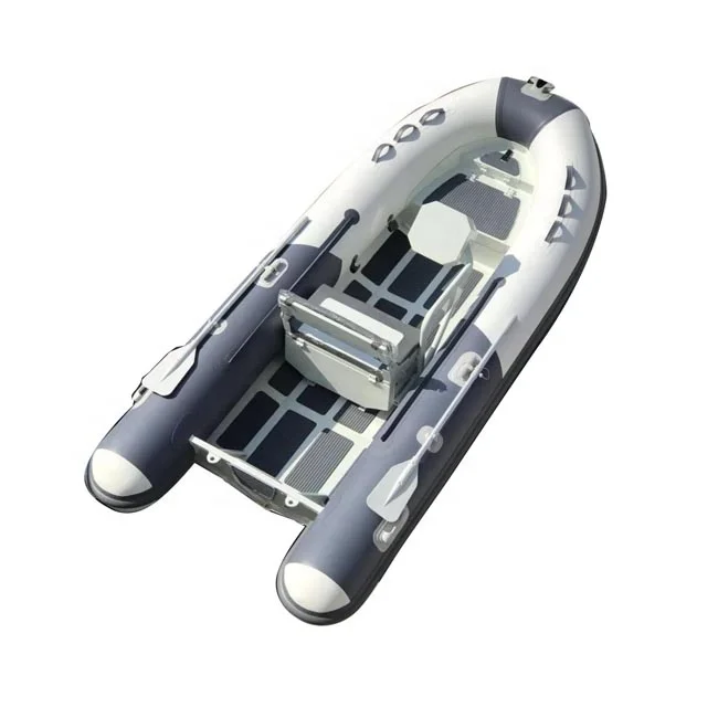 12 5 футов Глубокий V алюминиевый корпус RIB380 ПВХ/гипалон надувная лодка