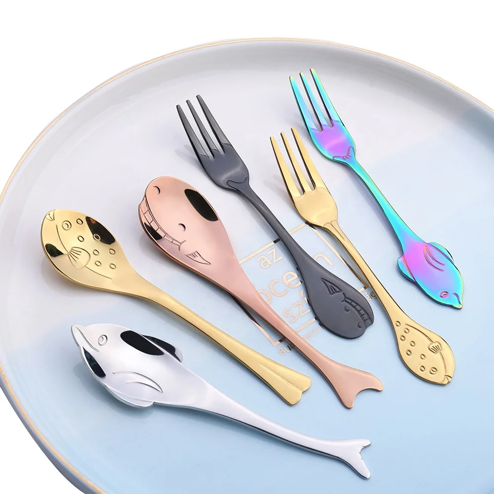 
Factory cheap Teaspoons 18/10 Stainless Steel fork metal long ice tea coffee spoon set fishing soup spoon 