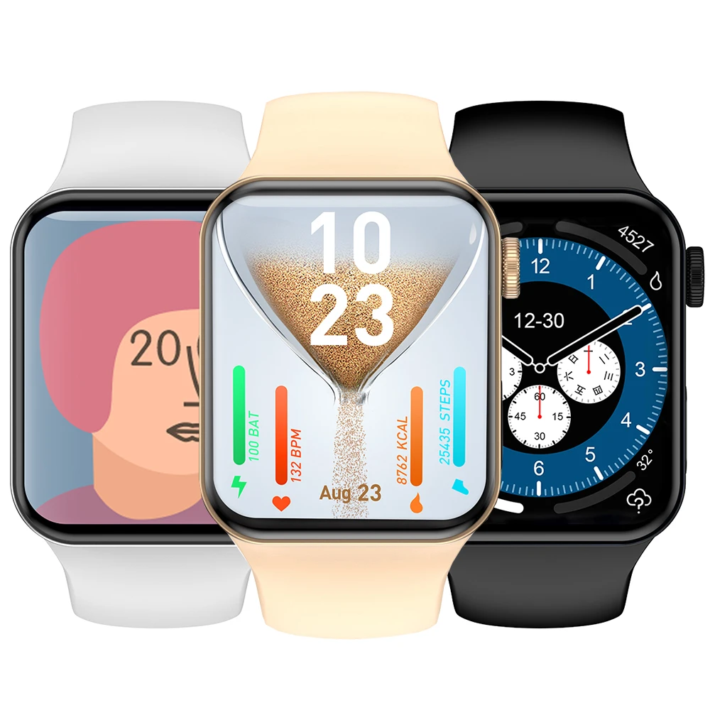 D7Pro Smartwatch 1.77 Inch HD Screen Heart Rate Blood Pressure Blood Oxygen IP68 Waterproof IWO Series 7 Smart Watch D7 Pro