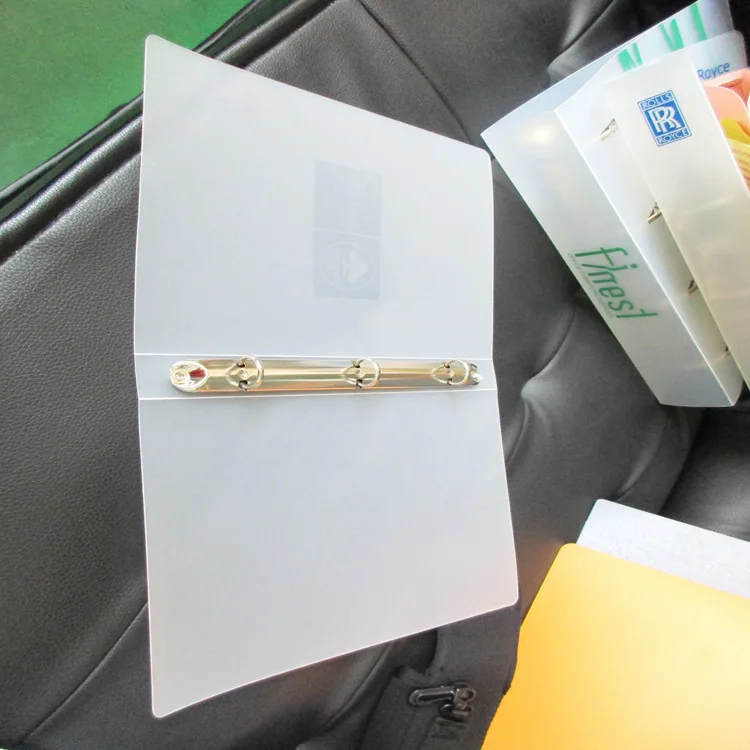 Wholesale Custom Plastic 4 Post Binder A4 Size Pvc Document Folder With Pocket