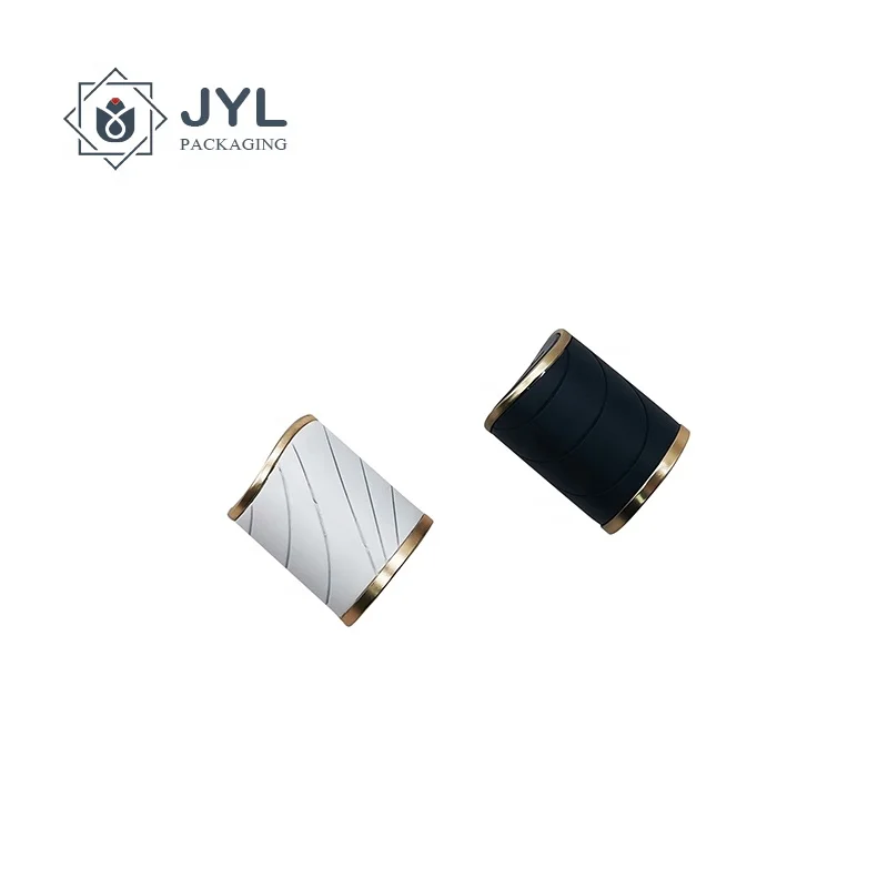 Manufacturer Enamel Color Special Design Bespoke Logo For Europe Parfum Cylinder Zamac Caps Customized Perfume Bottle Cap