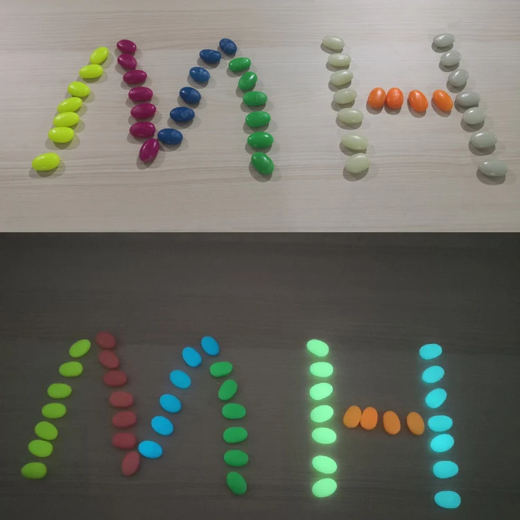 
SynHua201188 garden pebble luminous glowing in the dark Artificial Pebble for outdoor 