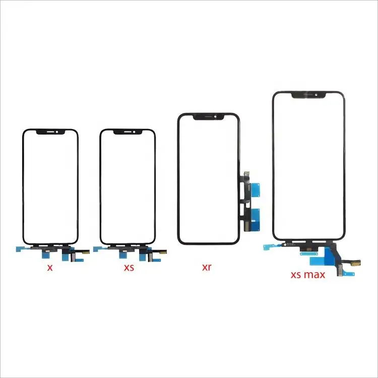 Touch Glass Digitizer with OCA For Iphone X XS XS MAX XR 11 12 pro max 12 mini screen panel