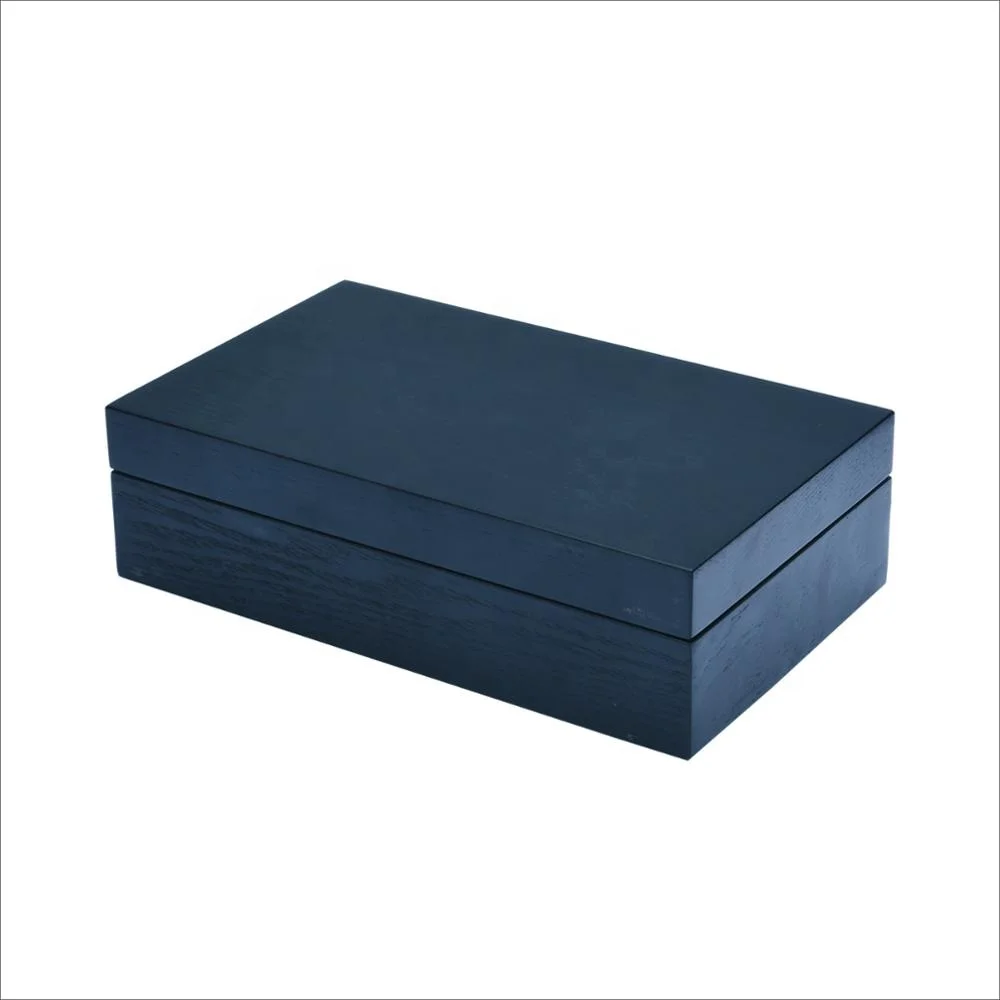 custom handmade luxury wooden pen packaging box with glass window classic  promotional high glossy lacquered pen storage box