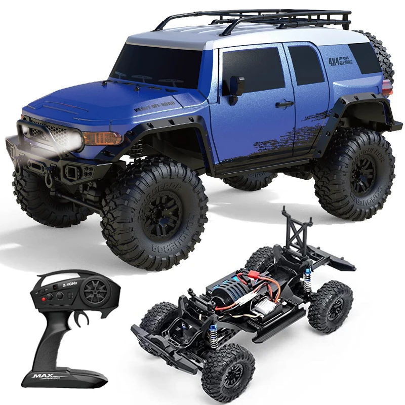 Full Scale 1/10 2.4G 4X4 Off Road Rock Climbing IPX4 Jungle Beast Rally Truck