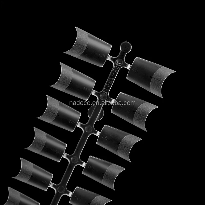 Half-cover Thick top thin bottom matte inside with calibration line 12 sizes 300pcs one box  NADECO