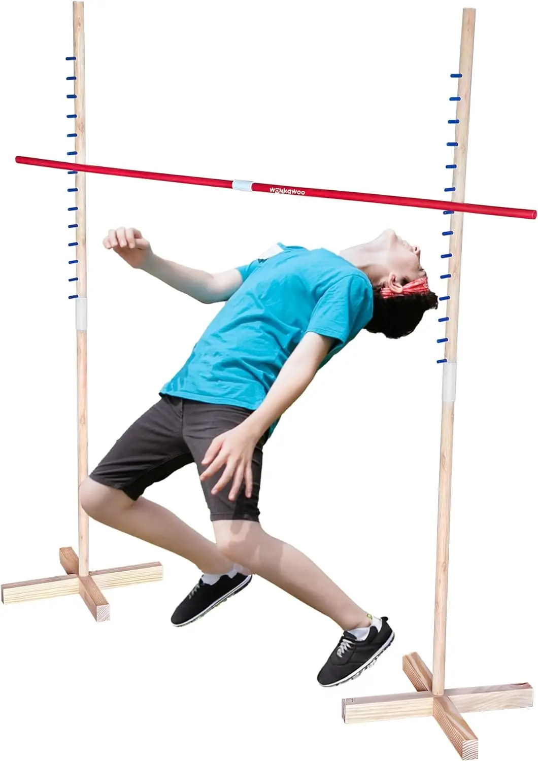 Wooden Limbo Game Simple Setup Limbo Pole for Outdoor Party Game Wooden Limbo Stick Yard Game