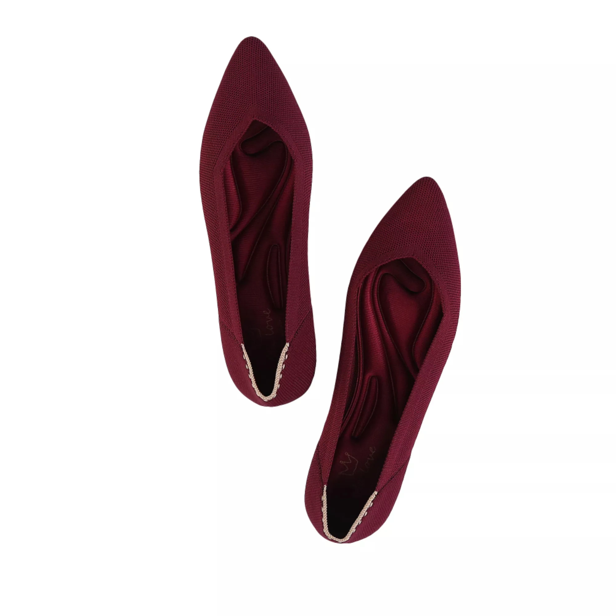  Wholesale High Quality Flying Knitting Casual Pointed Flat Shoes For