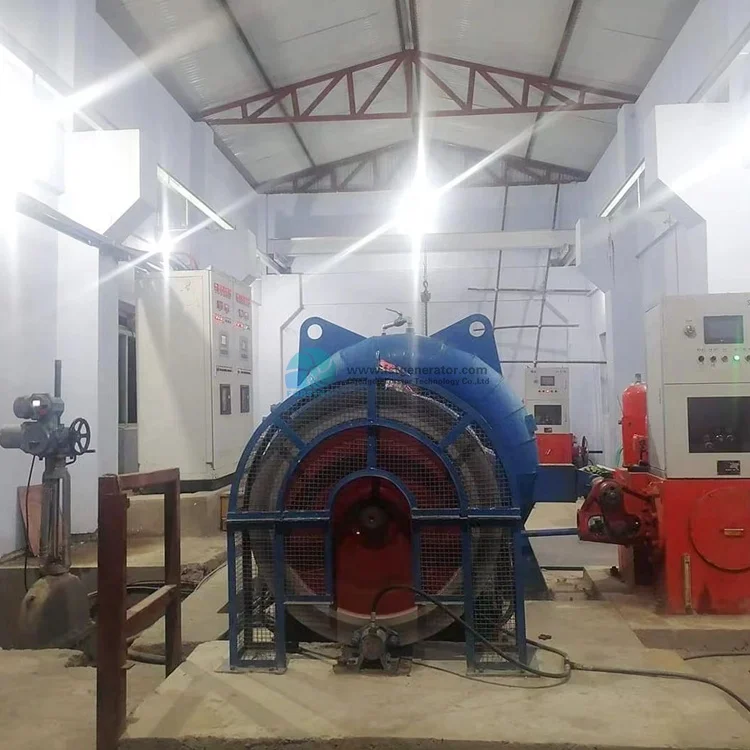 Large Hydro Power Station  Hydro Turbine Generator 500 kW Hydroelectric