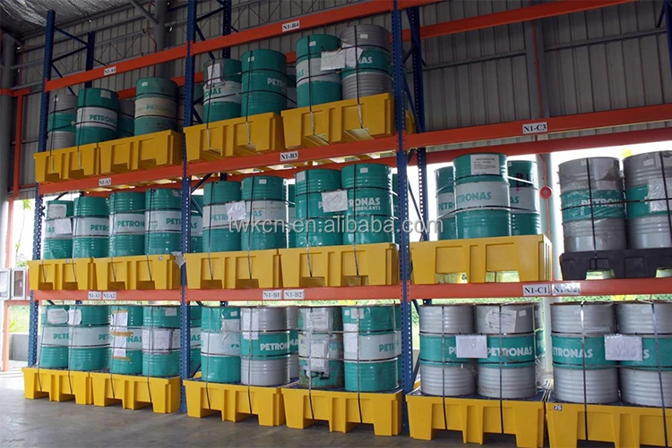 Virgin Hdpe Yellow Detachable Plastic 2 Drum Ibc Spill Pallets Storage For Car Snow Palet Vehicle Plastucs Sintex