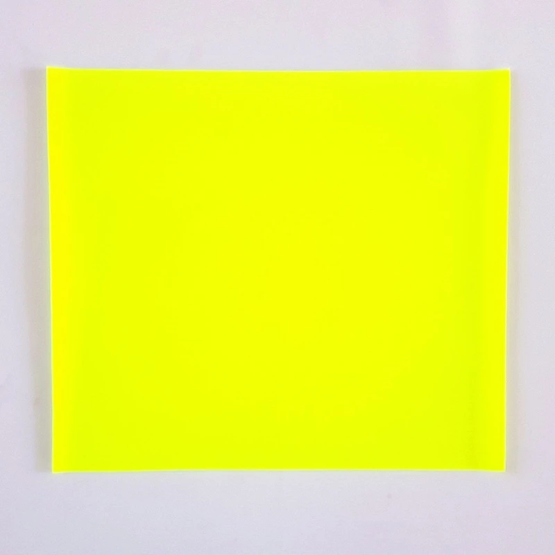 Waterproof Fluorescent Green PVC Knitted Fabric