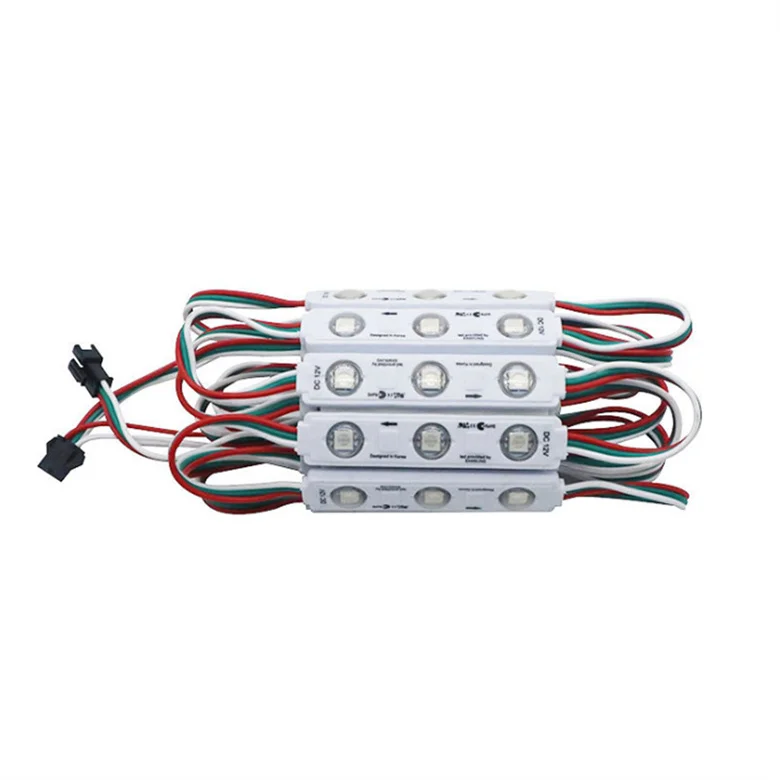 DC 12V CE RoHS Backlight Channel Letter Sign Board Lens Pixel WS2811 High Quality 5050 Injection RGB LED Module