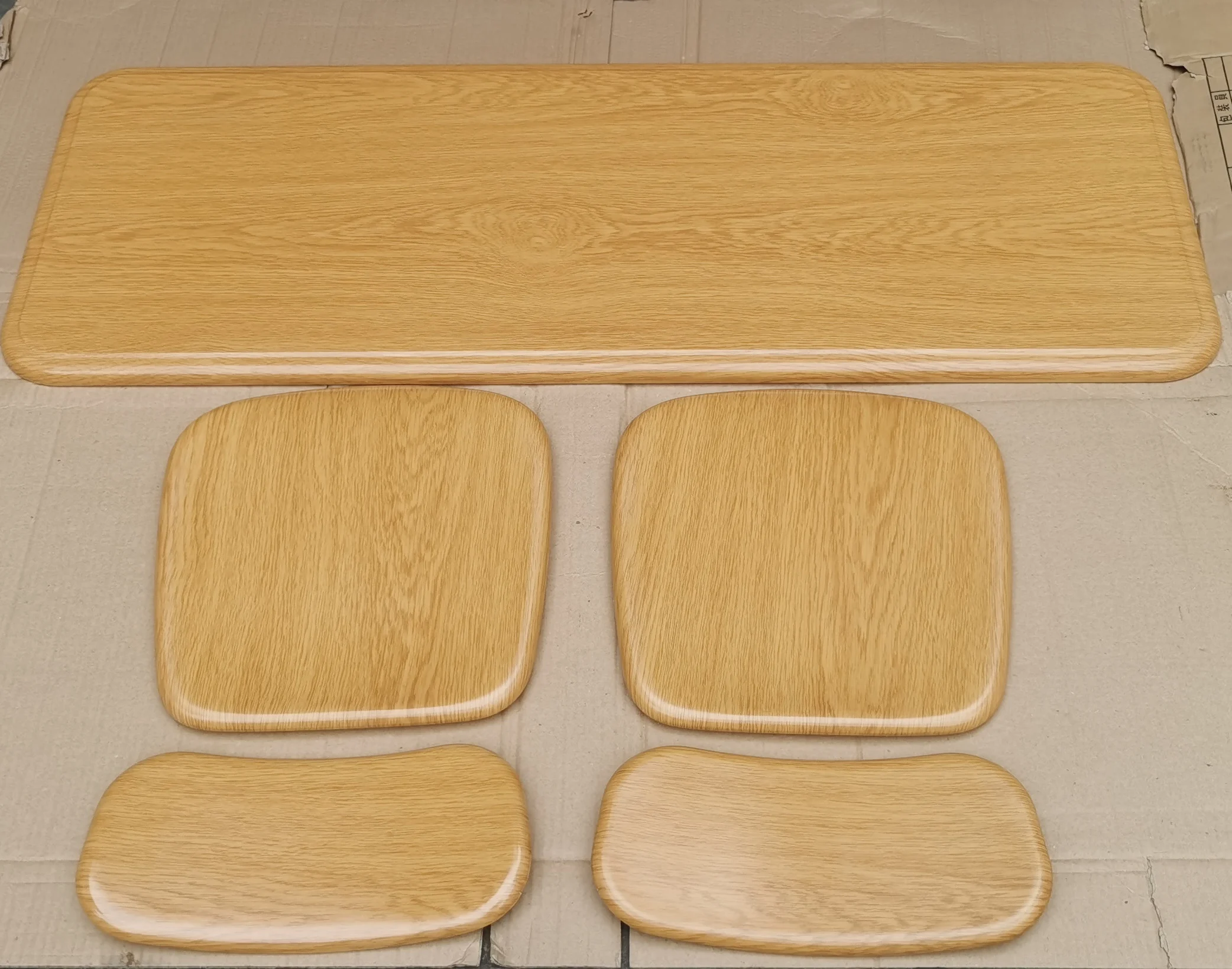 Modern Double Student Desktop Board for School Furniture Solution