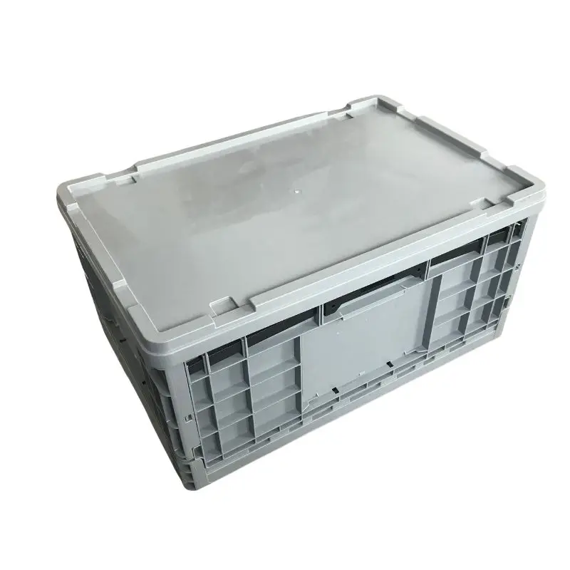 Euro Standard Heavy Duty Industrial Folding Collapsible Plastic Boxes with Lid