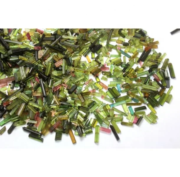 Натуральный Мульти турмалин гладкая форма палочки