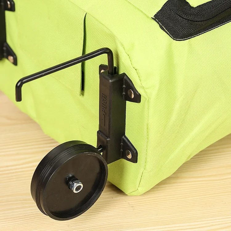 Shopping Trolley Bag Portable Tote Bag Shopping Cart Grocery Bags with Wheels Rolling Grocery Cart Shopping Carts Folding