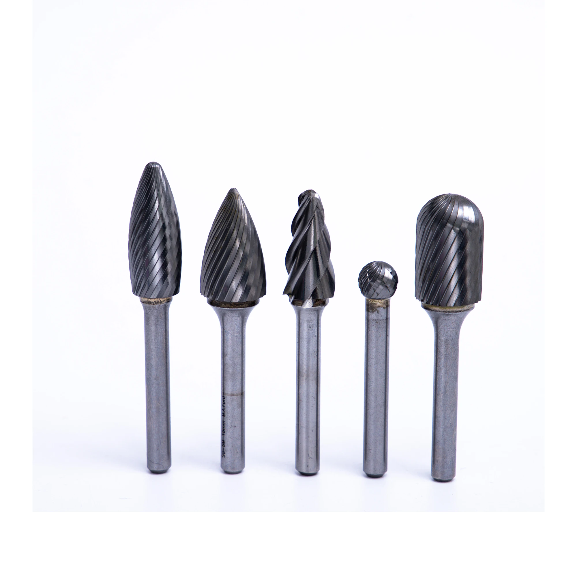 MMT high quality  Carbide brazed and solid carbide rotary burs with various shapes