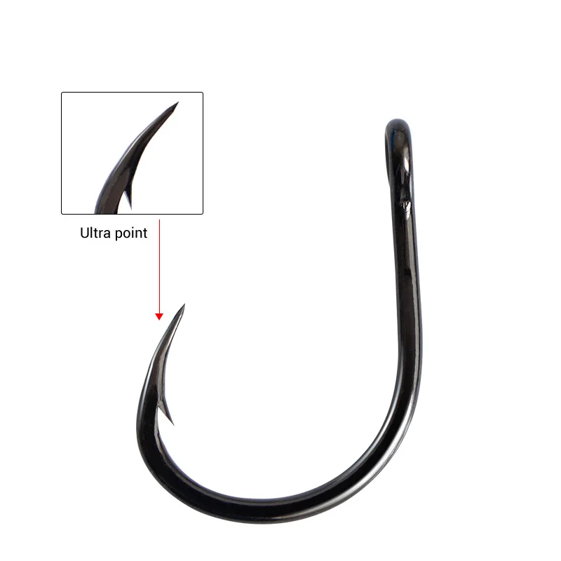 Mustad 10827 20 шт. бронзовых морских рыболовных крючков Большие размеры Карп глубоководных