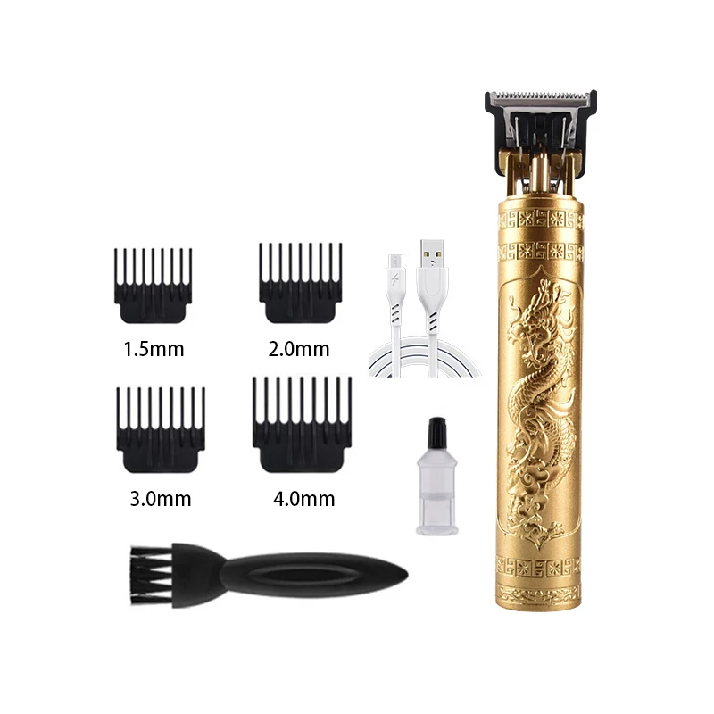 Professional Cordless Shaper Hair Trimmer Hair Clipper T-Blade Hair Clipper for Men Beard Shaver Barbershop