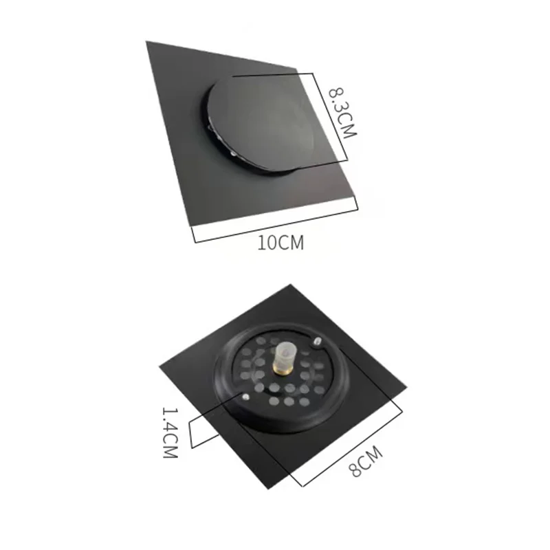 Buy Click Up 10x10 201 Pop Up Stainless Steel Golden/Black Color Floor Drain