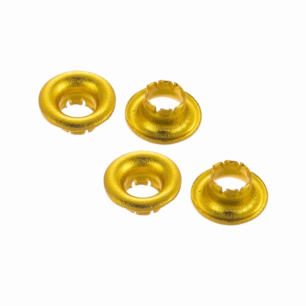 Custom metal nickel free grommet eyelet brass Metal Eyelet Grommet for boots clothing paper bag hat