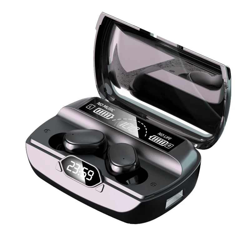 2021 Factory Price G6 Tws Wireless Earphones Powerbank Power LCD Display Earbuds Wireless Headphones