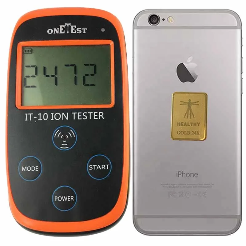 6035 New 24K Gold EMF Protection Sticker Anti Radiation Against 5G Radiation Round Shiled Phone