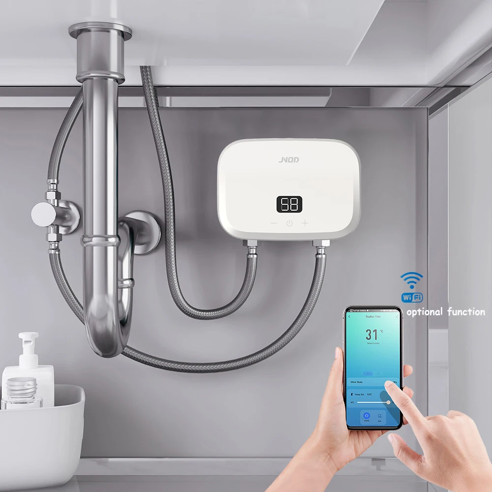 3.5-7kW chauffe eau Bathroom Kitchen Under Sink Smart Instant Electric Water Heater Geyser Tankless Hot Water Heater for shower
