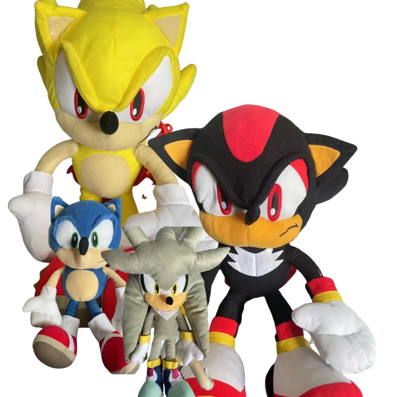 45cm Large High Quality Sonic Plush Toy Sonic  stuffed toys Collectible plush dolls  Stuffed Soft dolls Kids toys