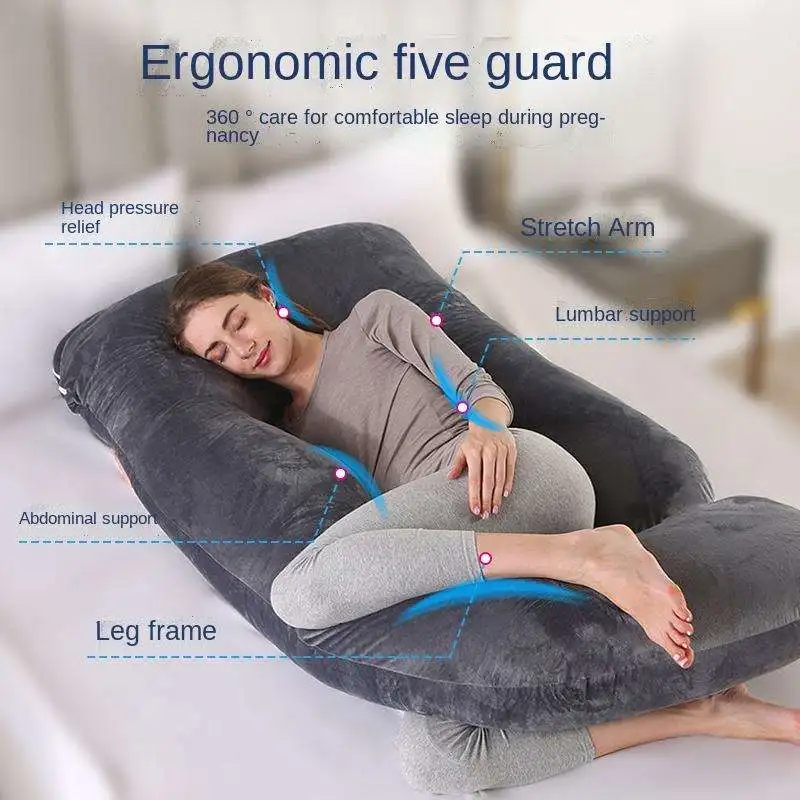 Best Quality Low Price Family Use Security Sleep Full Body Maternity Pregnant Pillow